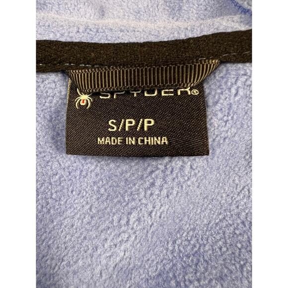 Spyder Women’s Insulated Fitted Hooded All Weather Jacket Cornflower Blue Size S - Picture 4 of 14